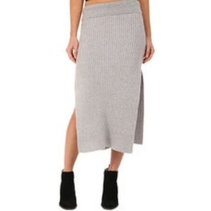 FREE PEOPLE -FELIX RIBBED SKIRT